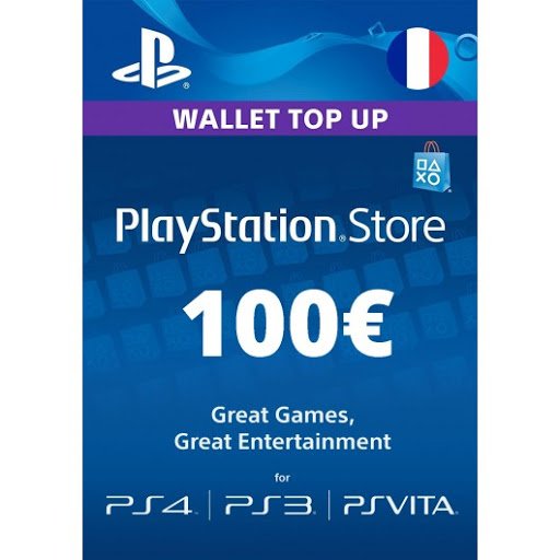 100€ PSN DE Playstation Network Key 100 Euro