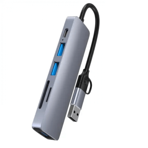 AirSky 5 In 1 USB C / USB A Hub | Meilleur prix Maroc sur Zonetech
