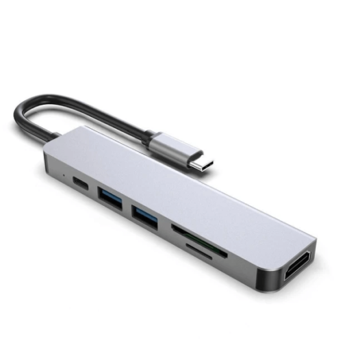 AirSky 6 In 1 USB C Hub prix Maroc | AirSky 6 In 1 sur Zonetech