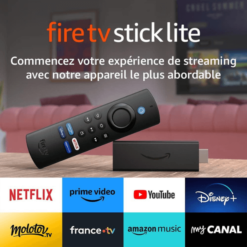 Amazon Fire TV Stick Lite avec télécommande vocale Alexa