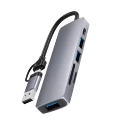 Alternative view of AirSky 5 In 1 USB C/USB A Hub Docking station