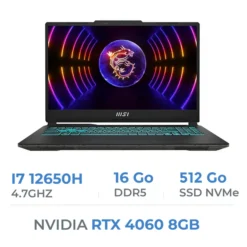 MSI Crosshair 17 C12V i7-12650H/32Go/1To SSD/NVIDIA RTX 4060