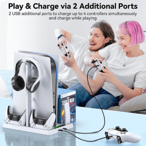 PS5-Stand-with-Suction-Cooling-Fan-and-Dual-Controller