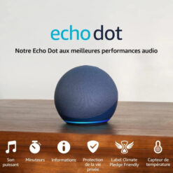 Echo Dot 5e génération Bluetooth Prix Maroc Enceinte au Maroc