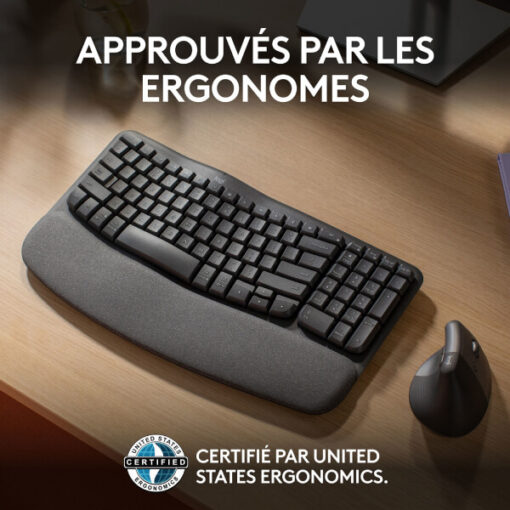 Logitech Wave Keys Clavier Sans Fil | Logitech au Maroc