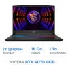 MSI Pulse 15 B13VGK i7-13700H/16Go DDR5/1TB SSD/RTX4070 8GB/15,6″ QHD 165 Hz