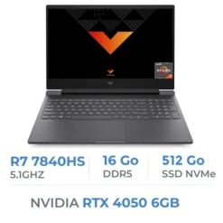 HP VICTUS 16-s0004ns AMD R7 7840HS/16GB/512GB SSD/RTX4050 6GB/16.1″ 144Hz