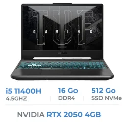 ASUS TUF GAMING F15-TUF506HF Intel Core i5 11400H/16GB/512GB SSD/RTX2050 4GB/15.6" 144Hz