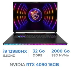 MSI Raider GE78HX 13VI i9-13980HX/32GB/2TB SSD/RTX4090 16GB/ 17″ 240Hz IPS