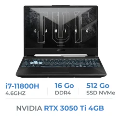 ASUS F15 FX506HE-HN001 Intel Core i7 11800H/16GB/512GB SSD/RTX3050Ti 4GB/15.6″ 144Hz