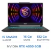 MSI CYBORG 15 A12VE i5-12450H 2X8GB 512GB NVMe PCIe SSD Gen4x4 RTX 4050 6GB 15.6″ FHD 144Hz IPS