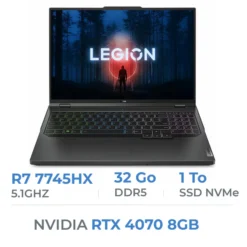 Lenovo Legion Pro 5 16ARX8 R7 7745HX/32GB/1TB SSD/RTX4070/16″ 240Hz