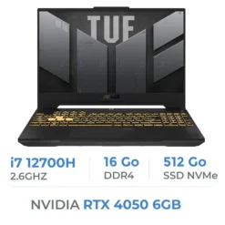 ASUS TUF Gaming F15 TUF507ZU4 Intel Core i7 12700H/16GB/512GB SSD/RTX4050 6GB/15.6″ 144Hz