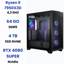 PC Gamer ZONETECH Ryzen 9 7950X3D/2TB SSD/64GB DDR5/RTX4080 SUPER 16GB