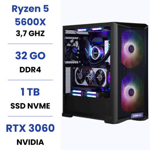 PC Gamer MAROC Ryzen 5 5600X/32GB/1TB SSD/RTX3060
