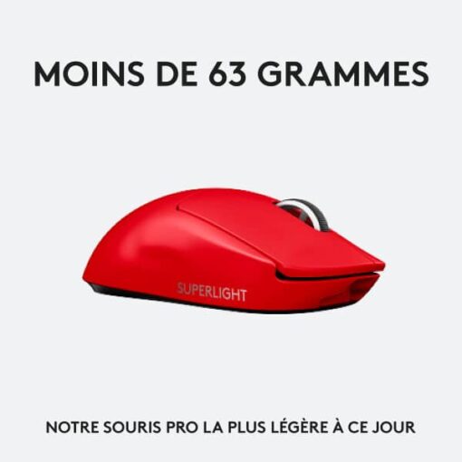 Logitech G Pro X Superlight Rouge Prix Maroc