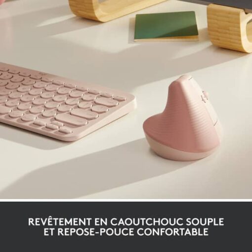 Logitech Verticale Lift Rose Prix Maroc