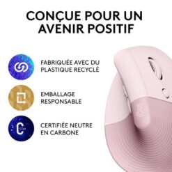 Logitech Verticale Lift Rose Prix Maroc