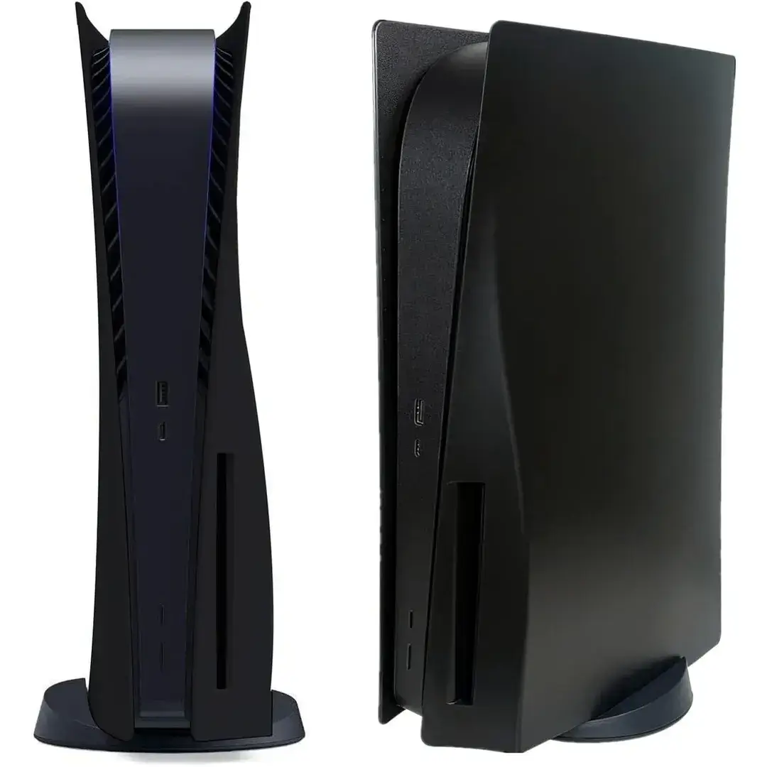 Coque plastique PS5 Disc (Noir)