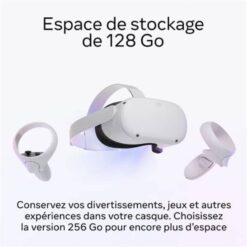 Meta Quest 2 128 Go Casque de réalité virtuelle prix maroc