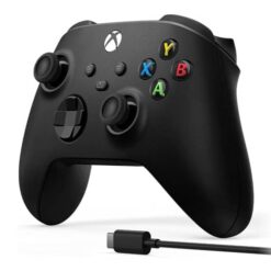 Xbox Manette sans fil Carbon Noir avec Câble USB-C pour PC, Xbox Series X/S/One prix maroc