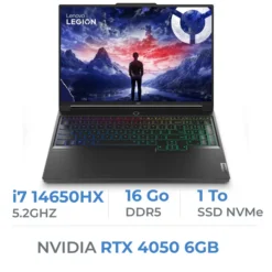 Lenovo Legion 7 16IRX9 Intel i7 14650HX/16GB/1TB SSD/RTX4050/16″ 165Hz