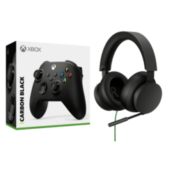 Manette Xbox Black + Xbox Stereo Headset