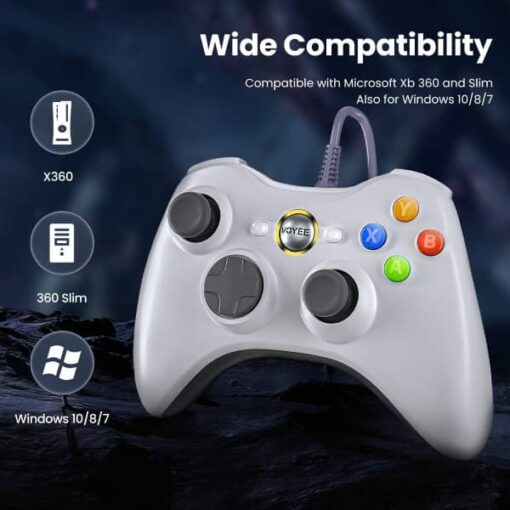 manette Xbox 360 filaire blanc prix Maroc