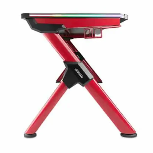 Bureau Gamer ArmadaX Archer B1 RGB 150 cm Rouge au Prix Maroc