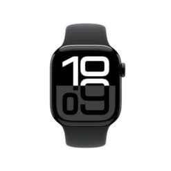 Apple Watch Series 10 GPS 42mm Boîtier en Aluminium Noir de Jais avec Bracelet Sport Noir au meilleur prix au Maroc