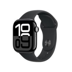 Apple Watch Series 10 GPS 42mm Boîtier en Aluminium Noir de Jais avec Bracelet Sport Noir au meilleur prix au Maroc