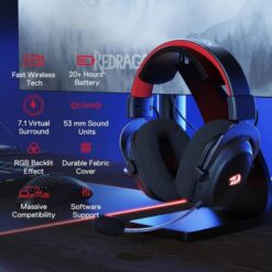 Redragon H510 PRO Zeus-X RGB Wireless Gaming Headset prix maroc