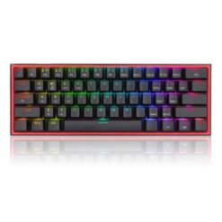 Redragon K616 Fizz PRO 60% Wireless RGB Red Switches (Black) prix maroc