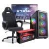 FULL SETUP Gamer Zonetech R5 5500 RTX3060 + XG2522F 180Hz + HYBROK HPG100 PACK 4in1 + Fighter (Black) prix maroc