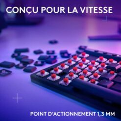 Logitech G G515 TKL Lightspeed Noir (Tactile Version AZERTY ) au prix Maroc