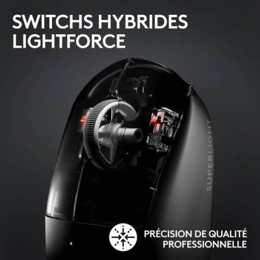 Logitech G Wireless Gaming Pro X Superlight 2 (Black) prix maroc