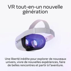 Meta Quest 2 — Casque de réalité virtuelle tout-en-un dernière génération 256 GB prix maroc