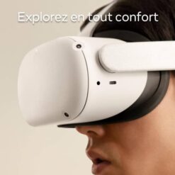 Meta Quest 2 — Casque de réalité virtuelle tout-en-un dernière génération 256 GB prix maroc