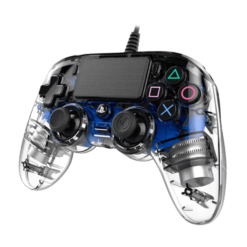 Manette filaire lumineuse Officielle PS4 Bleu NACON