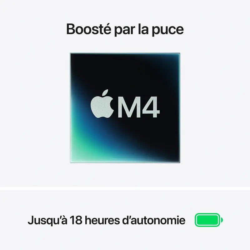 Apple MacBook Air M4 13 pouces (2025) Argent 24 Go/256 Go au Prix Maroc