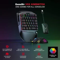 GameSir VX2 AimSwitch Gaming Keypad + mouse kit PS4/Xbox One/Nintendo Switch/Windows/PC/Xbox series X/S au prix maroc