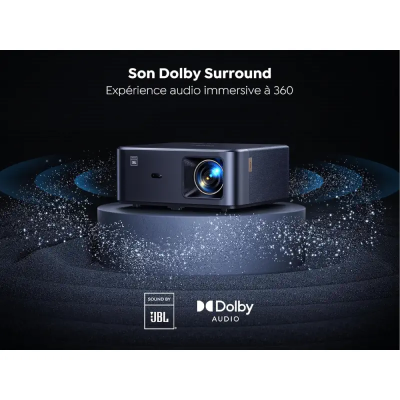 Videoprojecteur Yaber 4K avec Son JBL et Google TV (WiFi - Bluetooth) au Prix Maroc