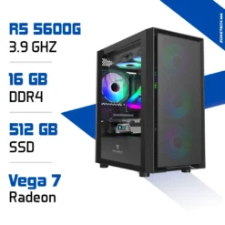 PC Gamer Ryzen 5 5600G/16GB/256GB SSD/Radeon Vega7