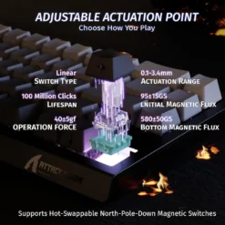 ATTACK SHARK X68 HE Moon Night