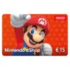 Carte Nintendo eShop 15€