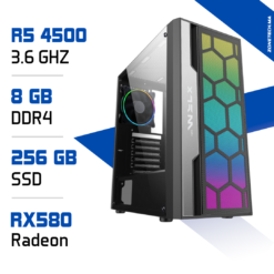 PC Gamer Ryzen 5 4500 avec RX 580, RAM 16 Go et SSD 1 To – Zonetech.ma Maroc