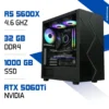 PC Gamer Ryzen 5 5600X / 1 To SSD / 32 Go DDR4 / RTX 5060 Ti MAROC