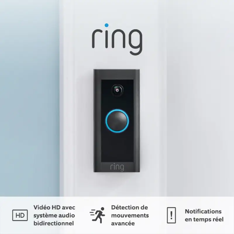 Ring Sonnette vidéo filaire au Prix Maroc