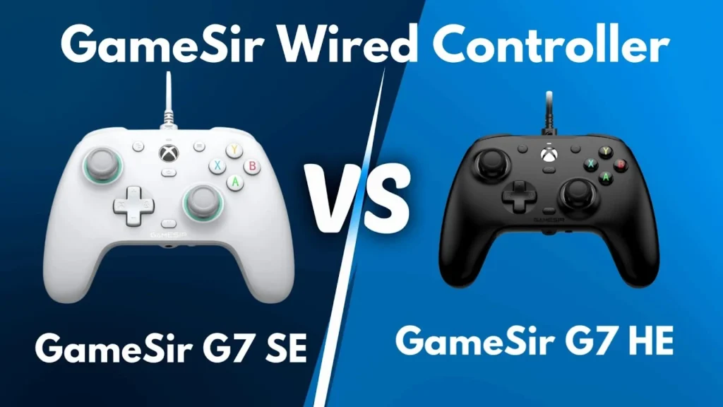 Comparatif entre les manettes Gamesir G7 HE et SE