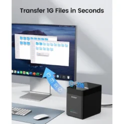 ORICO Station d'accueil USB 3.1 de type C à 5 baies pour disque dur externe SATA 3,5